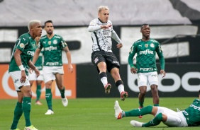 Róger Guedes teve atuação de gala no duelo entre Corinthians e Palmeiras, pelo Brasileirão