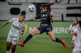 Victria durante final entre Corinthians e Palmeiras, pelo Brasileiro Feminino