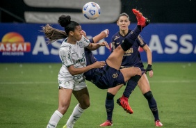 Victria marcou um gol de bicicleta na partida entre Corinthians e Palmeiras