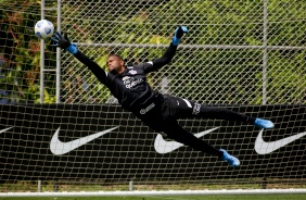 Carlos Miguel em mais um dia de treinamentos no CT do Corinthians