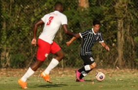 Cau da Mata durante jogo entre Corinthians e Red Bull Bragantino, pelo Paulista Sub-20