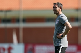 Diogo Sisto durante jogo entre Corinthians e Red Bull Bragantino, pelo Paulista Sub-20