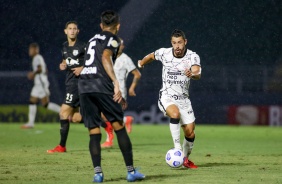 Giuliano durante jogo entre Corinthians e Red Bull Bragantino, pelo Brasileiro