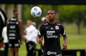 Xavier durante ltima atividade antes do jogo entre Corinthians e Bahia