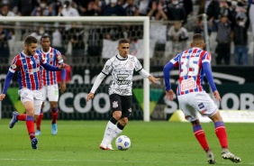 Gabriel durante o confronto entre Corinthians e Bahia na Neo Qumica Arena