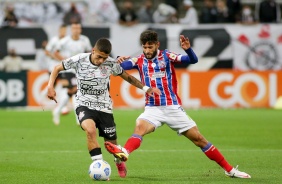 Gabriel Pereira durante o confronto entre Corinthians e Bahia na Neo Qumica Arena