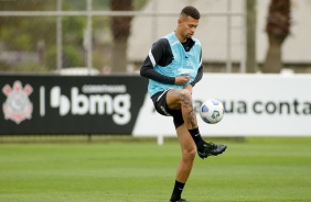 João Victor durante penúltimo treino antes do confronto contra o Sport