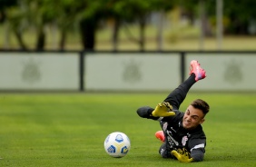 Matheus Donelli durante penúltimo treino antes do confronto contra o Sport