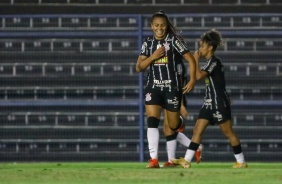 Miri durante clssico contra o Santos pelo Paulisto Feminino