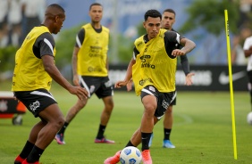 Xavier e Du Queiroz durante penúltimo treino antes do confronto contra o Sport