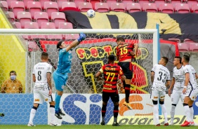 Cssio durante confronto entre Sport e Corinthians