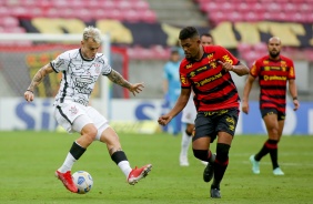 Rger Guedes durante confronto entre Sport e Corinthians