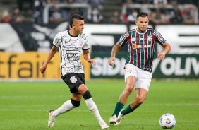 Cantillo durante partida entre Corinthians e Fluminense