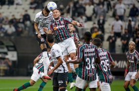 Joo Victor durante partida entre Corinthians e Fluminense