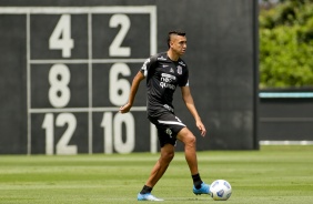 Cantillo durante penltimo treino antes do Majestoso