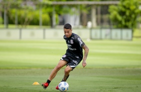 Gabriel Pereira durante penltimo treino antes do Majestoso