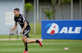 Gabriel Pereira durante penltimo treino antes do Majestoso