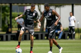 Luan e J durante penltimo treino antes do Majestoso