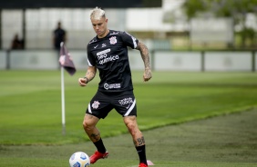 Rger Guedes durante penltimo treino antes do Majestoso