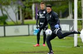 Cssio no ltimo treinamento antes do Majestoso contra o So Paulo