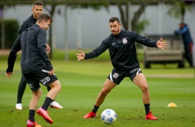 Giuliano no ltimo treinamento antes do Majestoso contra o So Paulo