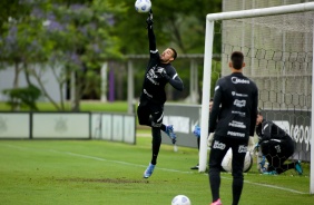 Guilherme no ltimo treinamento antes do Majestoso contra o So Paulo