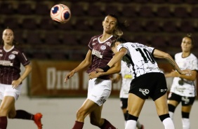 Zanotti durante partida entre Corinthians e Ferroviária pela semifinal do Paulista Feminino