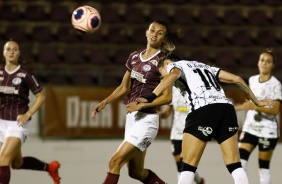 Zanotti durante partida entre Corinthians e Ferroviria pela semifinal do Paulista Feminino