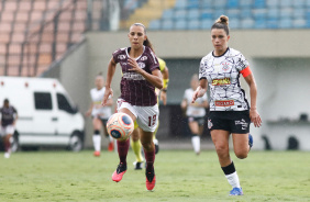 Tamires no duelo entre Corinthians e Ferroviria, pela semifinal do Paulista Feminino