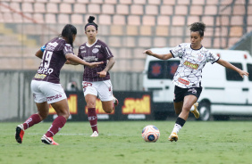 Yasmin no duelo entre Corinthians e Ferroviria, pela semifinal do Paulista Feminino