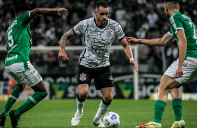 Renato Augusto no jogo entre Corinthians e Chapecoense, pelo Brasileiro, na Neo Qumica Arena