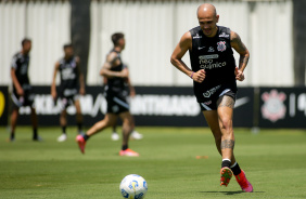 Fbio Santos finaliza preparao para duelo entre Corinthians e Fortaleza