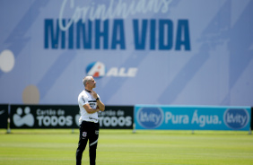 Tcnico Sylvinho finaliza preparao para duelo entre Corinthians e Fortaleza