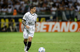 Fagner no jogo entre Corinthians e Atltico-MG, pelo Brasileiro, no Mineiro