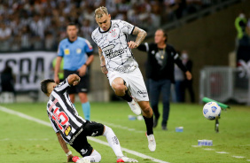 Guedes no jogo entre Corinthians e Atlético-MG, pelo Brasileiro, no Mineirão