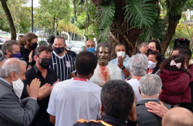 Inaugurao do busto em homenagem ao Z Maria, no Parque So Jorge