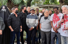 Inaugurao do busto em homenagem ao Z Maria, no Parque So Jorge