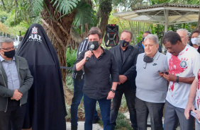 Inaugurao do busto em homenagem ao Z Maria, no Parque So Jorge