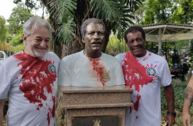 Inaugurao do busto em homenagem ao Z Maria, no Parque So Jorge