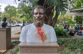 Inauguração do busto em homenagem ao Zé Maria, no Parque São Jorge
