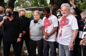 Inaugurao do busto em homenagem ao Z Maria, no Parque So Jorge