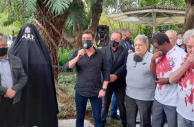 Inaugurao do busto em homenagem ao Z Maria, no Parque So Jorge