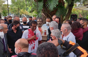 Inaugurao do busto em homenagem ao Z Maria, no Parque So Jorge