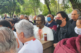 Inaugurao do busto em homenagem ao Z Maria, no Parque So Jorge