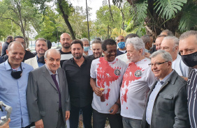 Inaugurao do busto em homenagem ao Z Maria, no Parque So Jorge