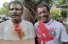 Inaugurao do busto em homenagem ao Z Maria, no Parque So Jorge