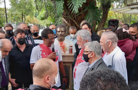 Inaugurao do busto em homenagem ao Z Maria, no Parque So Jorge