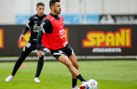 Giuliano durante ltimo treino do Corinthians antes do jogo contra o Cuiab