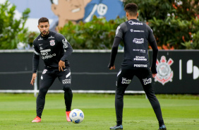 Joo Pedro durante ltimo treino do Corinthians antes do jogo contra o Cuiab