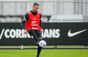 Renato Augusto durante ltimo treino do Corinthians antes do jogo contra o Cuiab